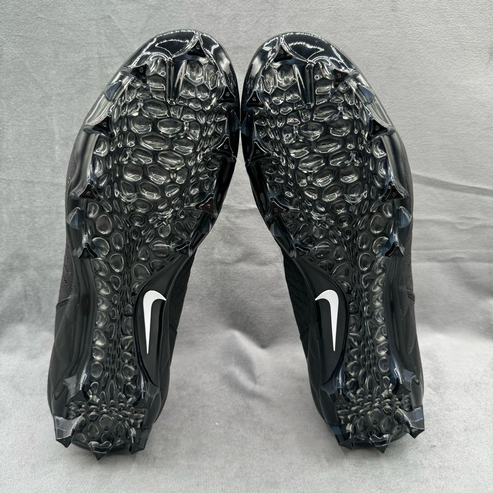 Nike Alpha Menace Pro 2 Shoes Low Football Cleats Men’s 12 Black White - Picture 9 of 11